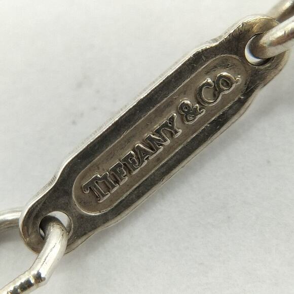 Authentic Tiffany & Co. Infinity Pendant Necklace – Sterling Silver 15" - Picture 6 of 8